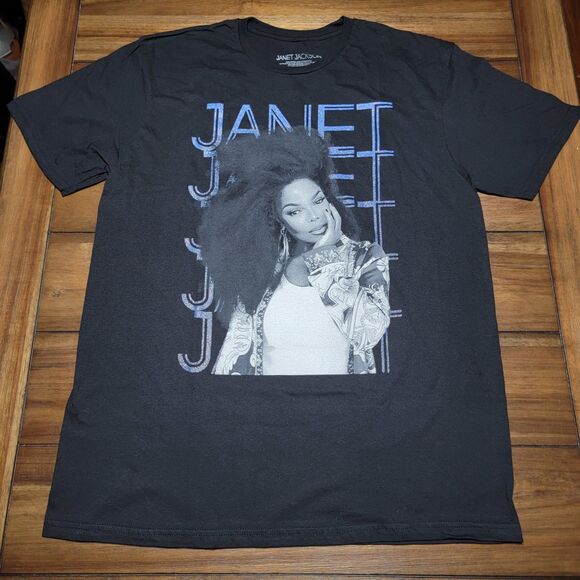 Janet Jackson SS Black Unisex Tee "Together Again 2023 Tour" - Size Large - Picture 2 of 5
